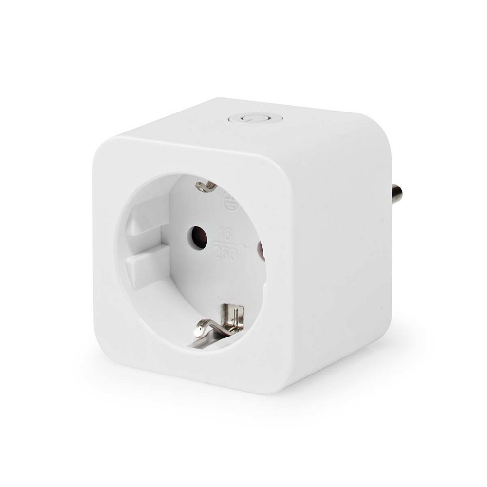 Nedis WIFIP121FWT | Wi-Fi Smart Plug | 3680 W | Energiemeter | Spraakbediening | Wit 1 Nedis WIFIP121FWT | Wi-Fi Smart Plug | 3680 W | Energiemeter | Spraakbediening | Wit