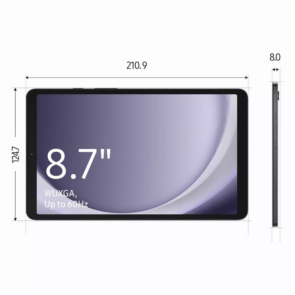 Samsung Galaxy Tab SM-X110NZAAEUB | 8.7" Display | 64 GB Opslag | 4 GB RAM | Android 13 | Grafiet 2 Samsung Galaxy Tab SM-X110NZAAEUB | 8.7" Display | 64 GB Opslag | 4 GB RAM | Android 13 | Grafiet - Afbeelding 2
