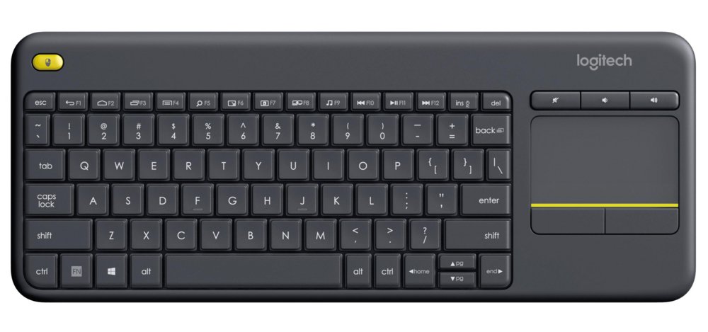 Logitech K400 | Draadloos Toetsenbord met Touchpad | QWERTY 1 Logitech K400 | Draadloos Toetsenbord met Touchpad | QWERTY