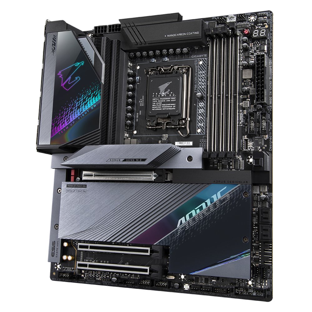 Gigabyte Z790 AORUS MASTER | Socket LGA 1700 | Intel Z790 | 4xDDR5 | Extended ATX | Moederbord 4 Gigabyte Z790 AORUS MASTER | Socket LGA 1700 | Intel Z790 | 4xDDR5 | Extended ATX | Moederbord - Afbeelding 4