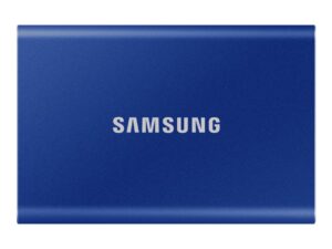 Samsung T7 | Externe SSD | 1TB | USB 3.2 Gen2 | 1.050MB/s Lezen | 1.000MB/s Schrijven | Blauw