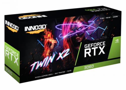 Inno3D GeForce RTX 3060 TWIN X2 | 12GB GDDR6 VRAM | Videokaart | GPU | Nvidia 2 Inno3D GeForce RTX 3060 TWIN X2 | 12GB GDDR6 VRAM | Videokaart | GPU | Nvidia - Afbeelding 2