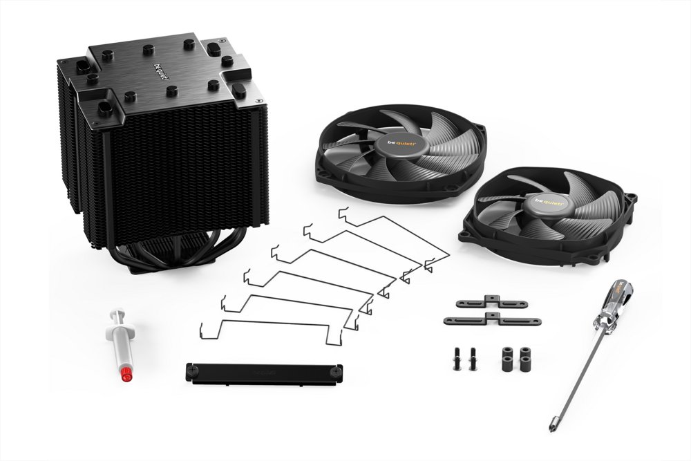 be quiet! Dark Rock Pro TR4 | 250W TDP | 162mm Hoogte | 135mm Fans | CPU Luchtkoeler 7 be quiet! Dark Rock Pro TR4 | 250W TDP | 162mm Hoogte | 135mm Fans | CPU Luchtkoeler - Afbeelding 7