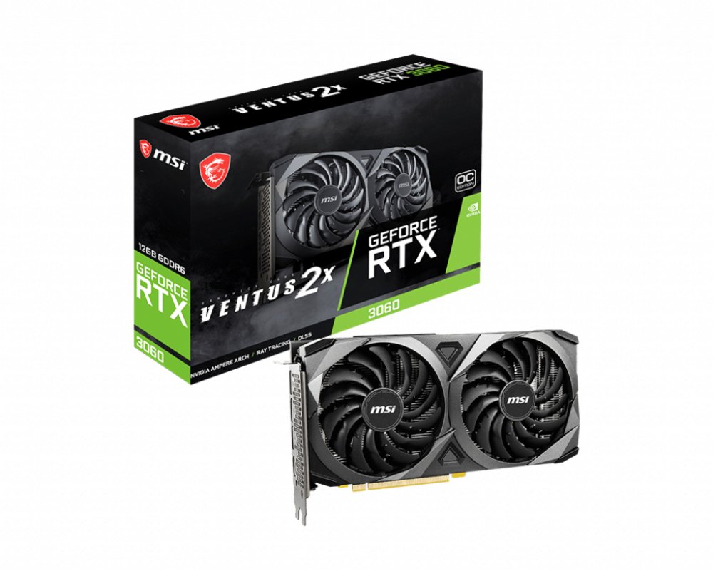 MSI GeForce RTX 3060 VENTUS 2X OC | 12GB GDDR6 VRAM | Videokaart | GPU | Nvidia 7 MSI GeForce RTX 3060 VENTUS 2X OC | 12GB GDDR6 VRAM | Videokaart | GPU | Nvidia - Afbeelding 7