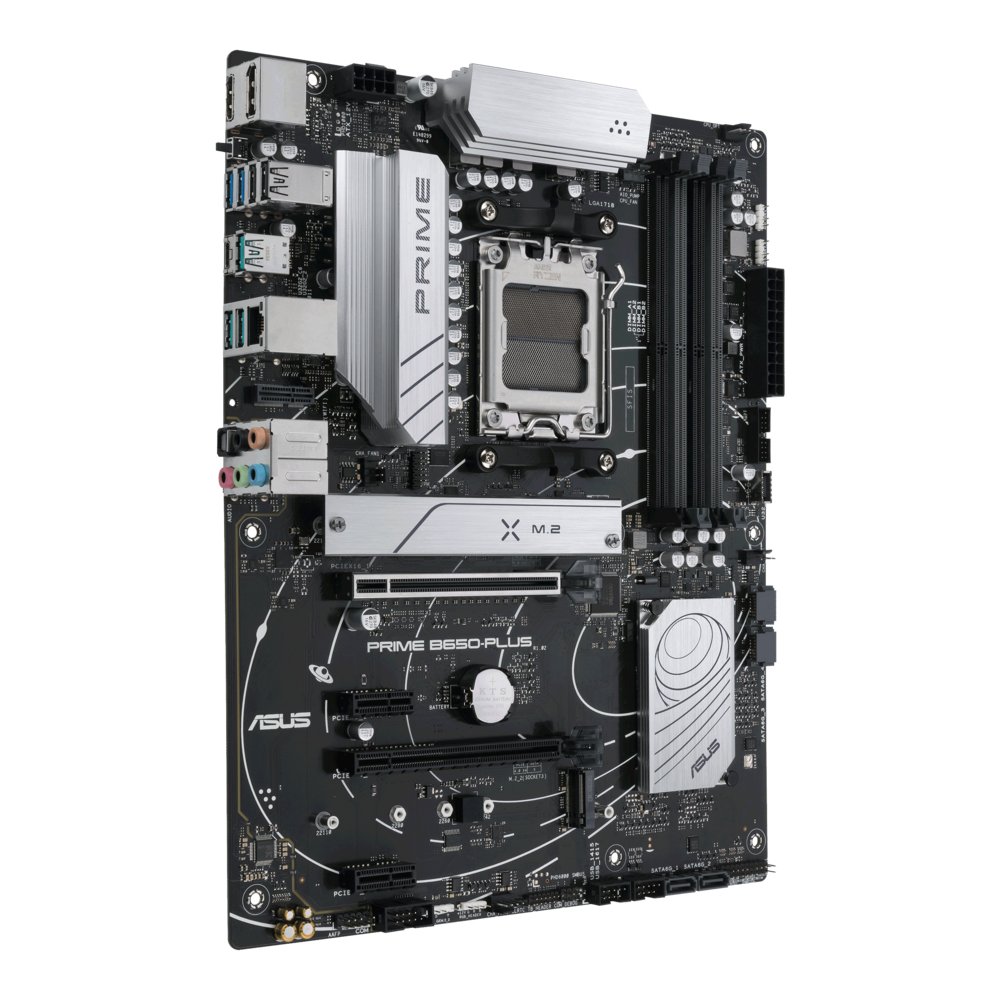 ASUS PRIME B650-PLUS | Socket AM5 | AMD B650 | 4xDDR5 | ATX | Moederbord 2 ASUS PRIME B650-PLUS | Socket AM5 | AMD B650 | 4xDDR5 | ATX | Moederbord - Afbeelding 2