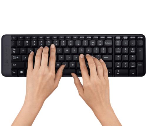 Logitech MK220 | Draadloze Desktop Set | Compact Toetsenbord + Muis | Zwart 5 Logitech MK220 | Draadloze Desktop Set | Compact Toetsenbord + Muis | Zwart - Afbeelding 5