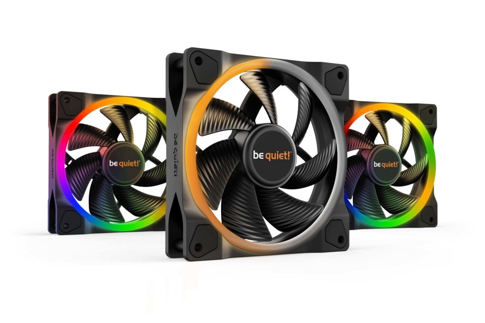 be quiet! Light Wings | 120mm PWM Behuizingsventilator | Zwart | 3 Stuks 1 be quiet! Light Wings | 120mm PWM Behuizingsventilator | Zwart | 3 Stuks