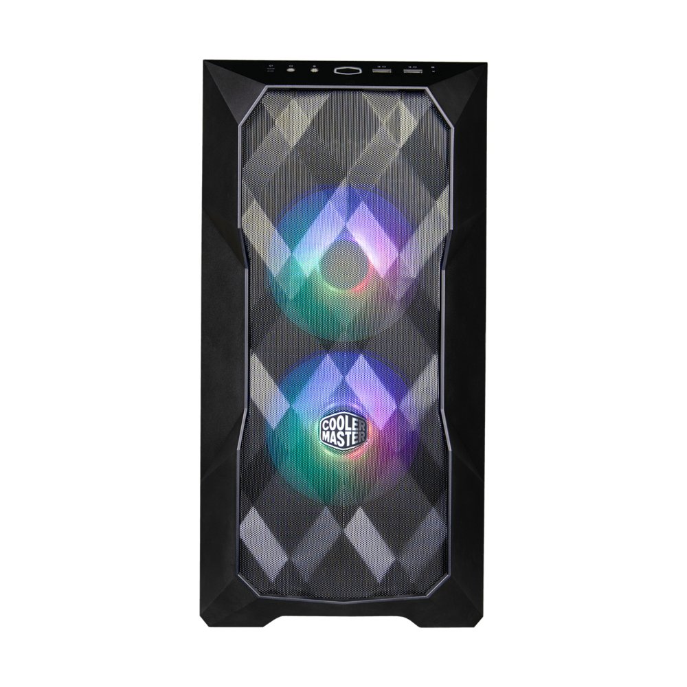 Cooler Master MasterBox TD300 Mesh RGB | Micro Tower Case | Zwart 1 Cooler Master MasterBox TD300 Mesh RGB | Micro Tower Case | Zwart