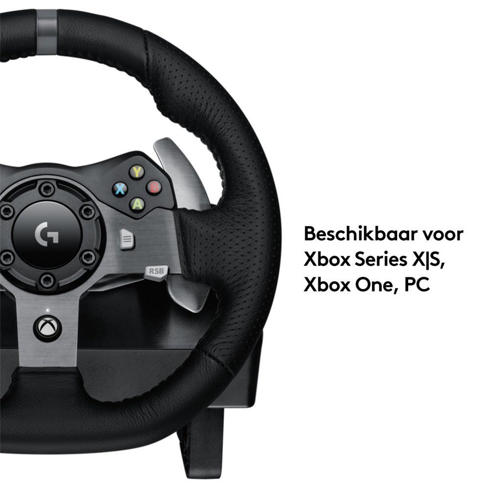 Logitech G920 Driving Force | Racestuur en pedalen | Force Feedback | 900° rotatie | USB 2.0 | Compatibel met Xbox Series X|S, Xbox One en PC | Zwart 7 Logitech G920 Driving Force | Racestuur en pedalen | Force Feedback | 900° rotatie | USB 2.0 | Compatibel met Xbox Series X|S, Xbox One en PC | Zwart - Afbeelding 7