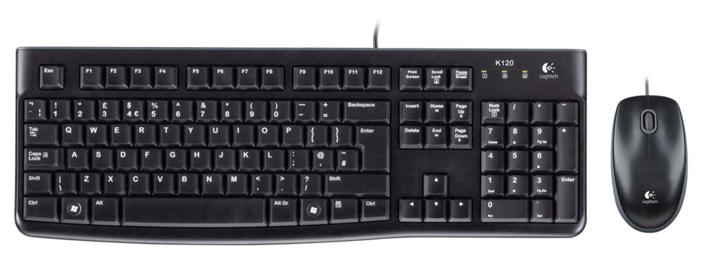 Logitech LGT-MK120 | Bedrade Muis en Toetsenbordcombo | QWERTY 1 Logitech LGT-MK120 | Bedrade Muis en Toetsenbordcombo | QWERTY