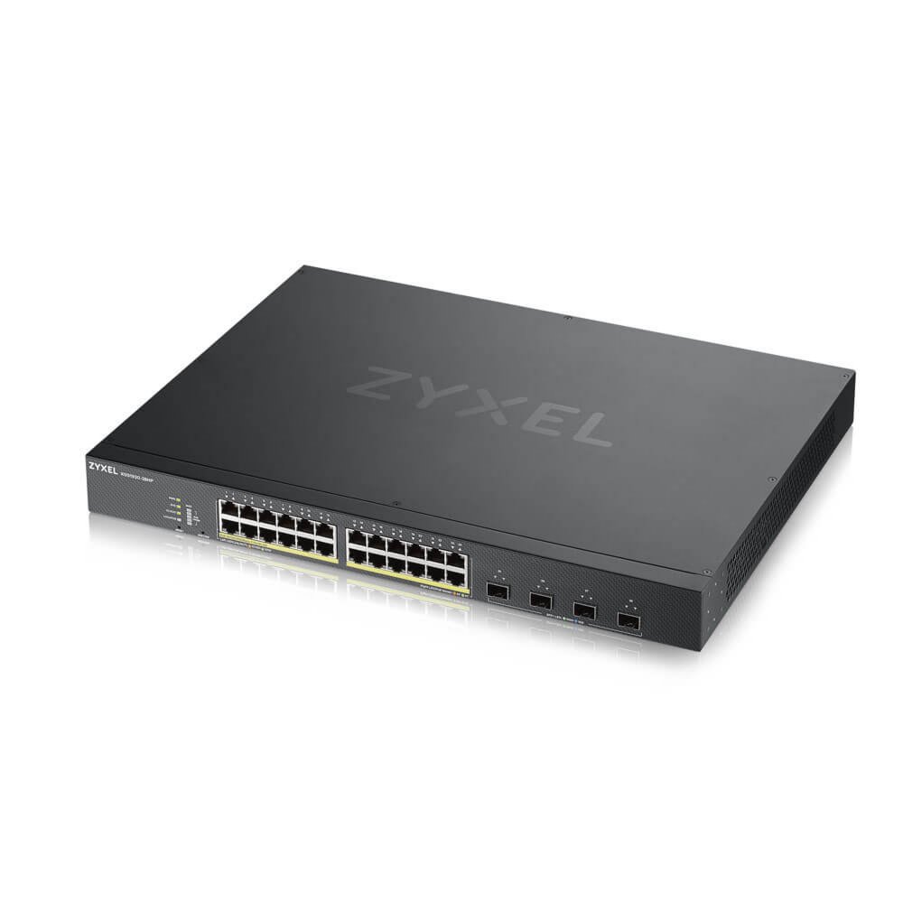 Zyxel XGS1930-28HP | Managed L3 Switch | 28 Poorten | Gigabit Ethernet (10/100/1000 Mbps) | PoE | Zwart 3 Zyxel XGS1930-28HP | Managed L3 Switch | 28 Poorten | Gigabit Ethernet (10/100/1000 Mbps) | PoE | Zwart - Afbeelding 3