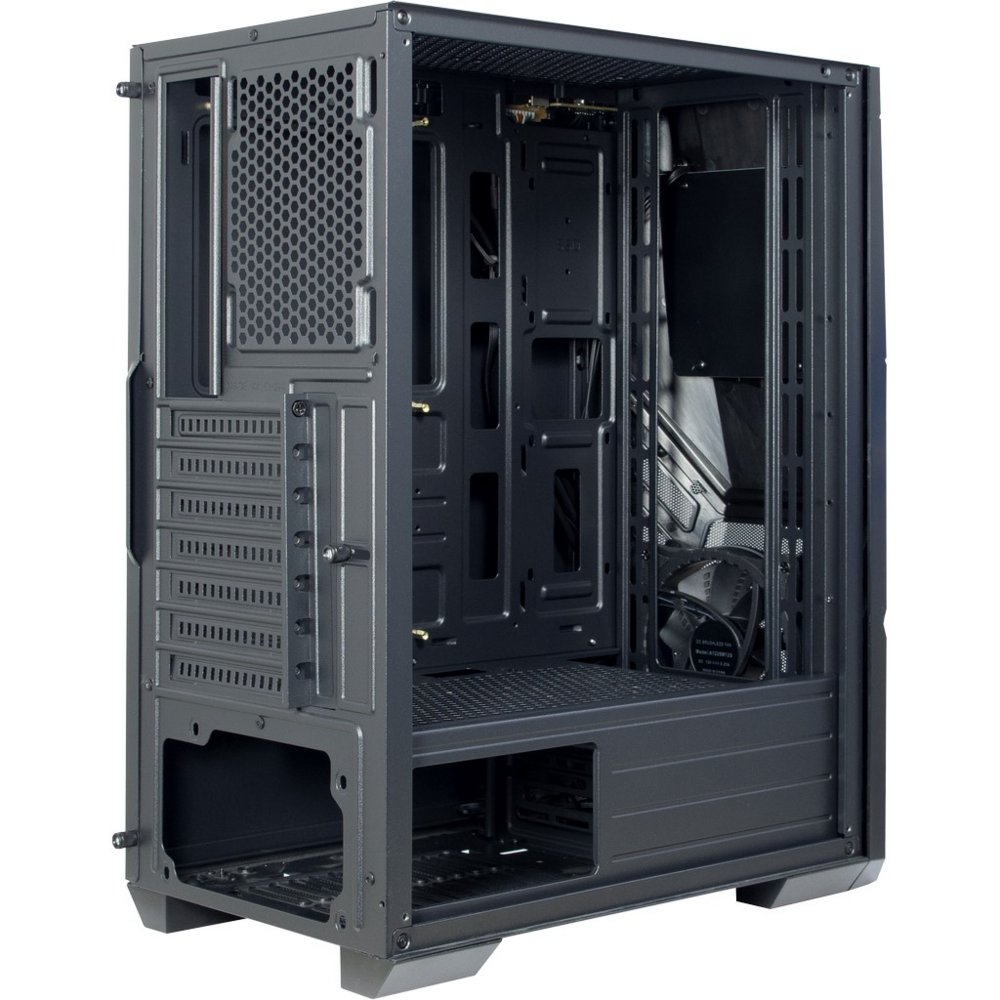 Inter-Tech IT-3303 Hornet RGB | Midi Tower Case | Zwart 7 Inter-Tech IT-3303 Hornet RGB | Midi Tower Case | Zwart - Afbeelding 7