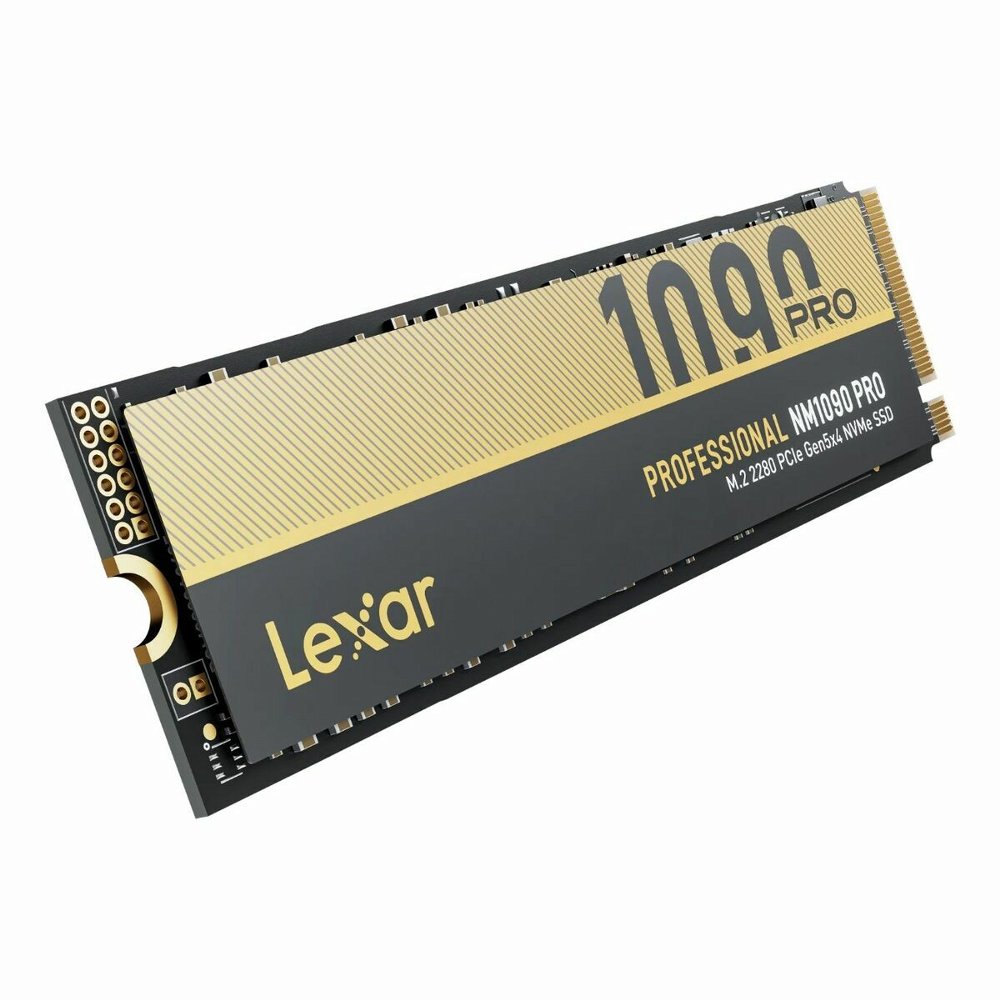Lexar Professional NM1090 PRO | 4TB NVMe SSD | M.2 | Gen5 | 14.000MB/s Lezen | 13.000MB/s Schrijven 1 Lexar Professional NM1090 PRO | 2TB NVMe SSD | M.2 | Gen5 | 14.000MB/s Lezen | 13.000MB/s Schrijven