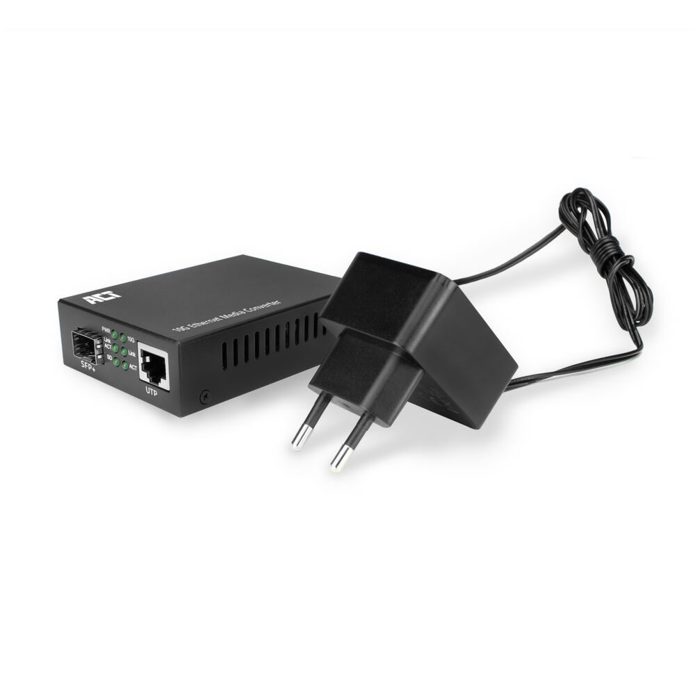 ACT AC4455 | 10G Media Converter | 10000 Mbit/s | Multimode/Single-mode | Zwart 3 ACT AC4455 | 10G Media Converter | 10000 Mbit/s | Multimode/Single-mode | Zwart - Afbeelding 3