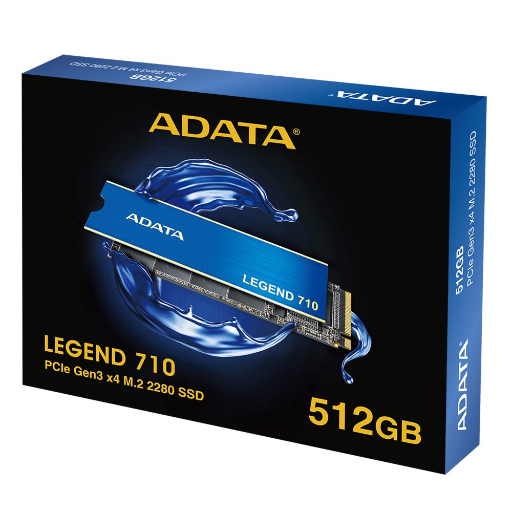ADATA Legend 710 | 512GB NVMe SSD | M.2 Gen3 | 2400 MB/s Lezen | 1600 MB/s Schrijven 8 ADATA Legend 710 | 512GB NVMe SSD | M.2 Gen3 | 2400 MB/s Lezen | 1600 MB/s Schrijven - Afbeelding 8