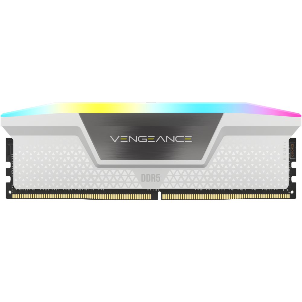 Corsair Vengeance RGB Wit | 32GB 2x16GB DDR5 | 6000MHz | DIMM | CL40 | Geheugenmodule | RAM 5 Corsair Vengeance RGB Wit | 32GB 2x16GB DDR5 | 6000MHz | DIMM | CL40 | Geheugenmodule | RAM - Afbeelding 5