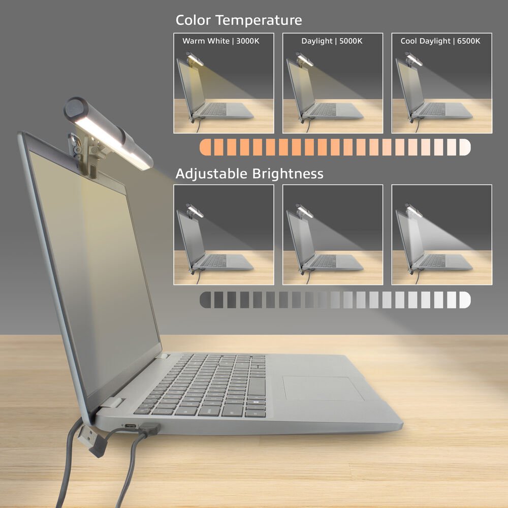 ACT AC8050 | Clip-on Laptop LED-lamp | Dimbaar | Voeding via USB 7 ACT AC8050 | Clip-on Laptop LED-lamp | Dimbaar | Voeding via USB - Afbeelding 7