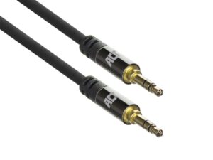 ACT AC3612 | 3.5mm Audiokabel | 5 Meter | Stereo Jack naar Jack | Zwart