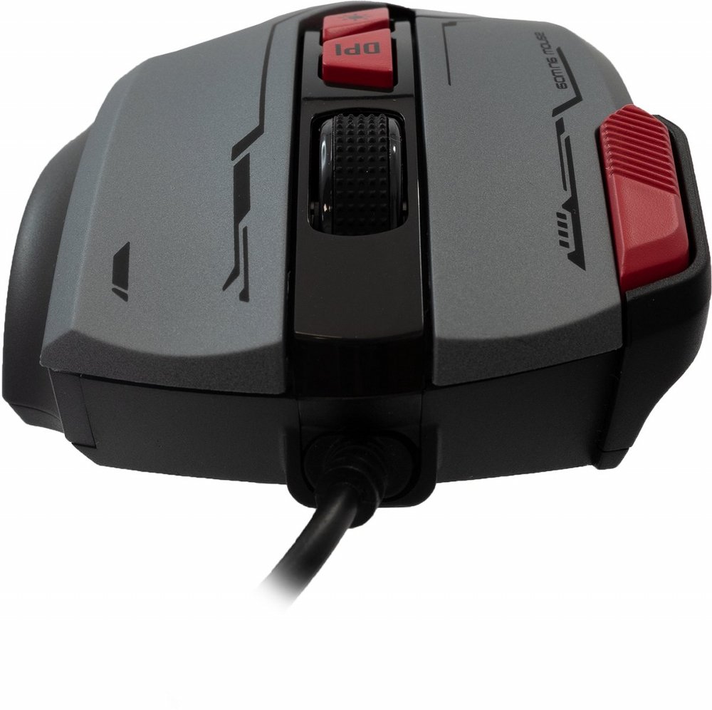 Baracuda MANTA RGB | Bekabelde Gaming Muis | Rechtshandig | USB-A | 12800 DPI | Grijs 3 Baracuda MANTA RGB | Bekabelde Gaming Muis | Rechtshandig | USB-A | 12800 DPI | Grijs - Afbeelding 3