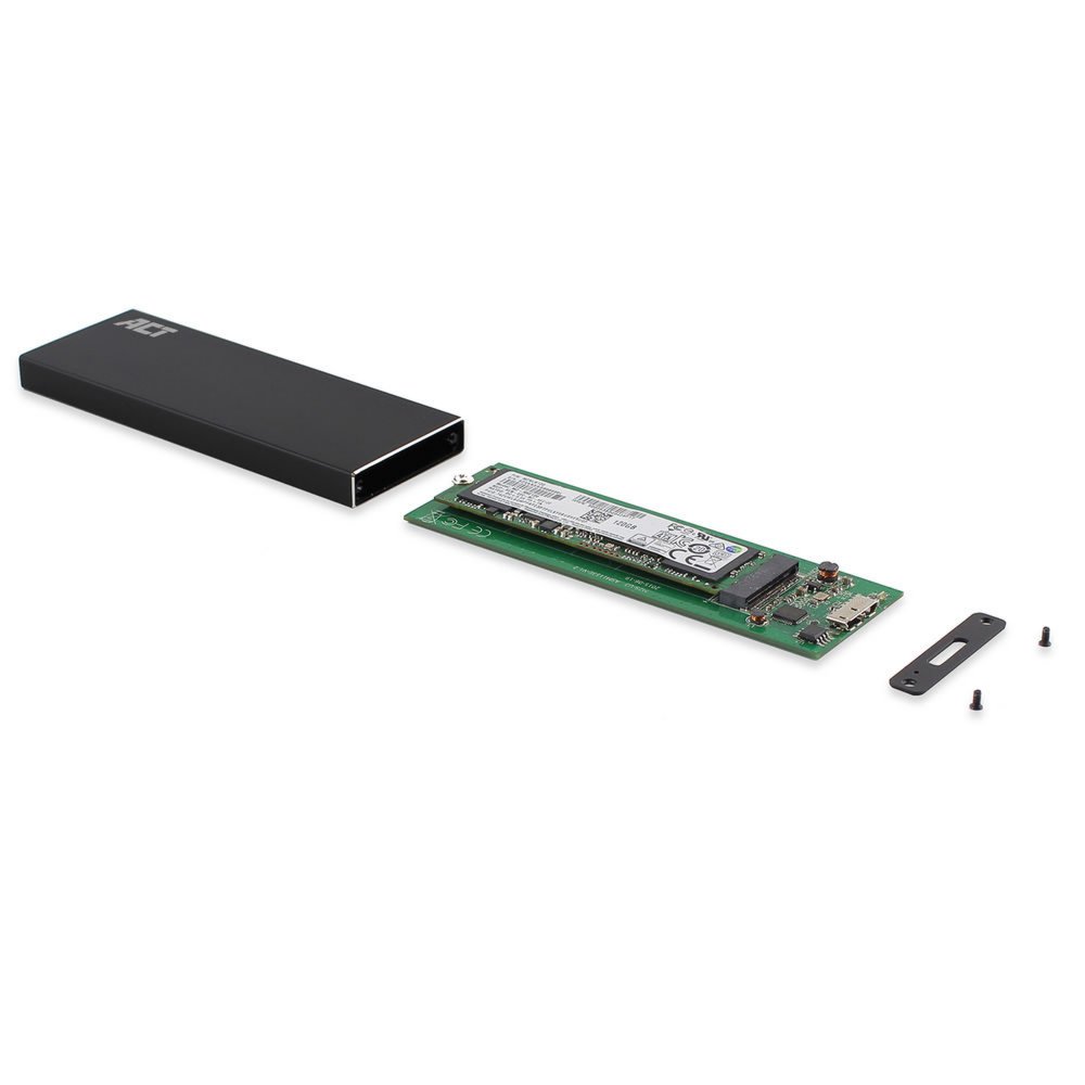 ACT AC1600 | USB 3.2 Gen1 M.2 SATA SSD Behuizing | Aluminium | 5 Gbps 3 ACT AC1600 | USB 3.2 Gen1 M.2 SATA SSD Behuizing | Aluminium | 5 Gbps - Afbeelding 3