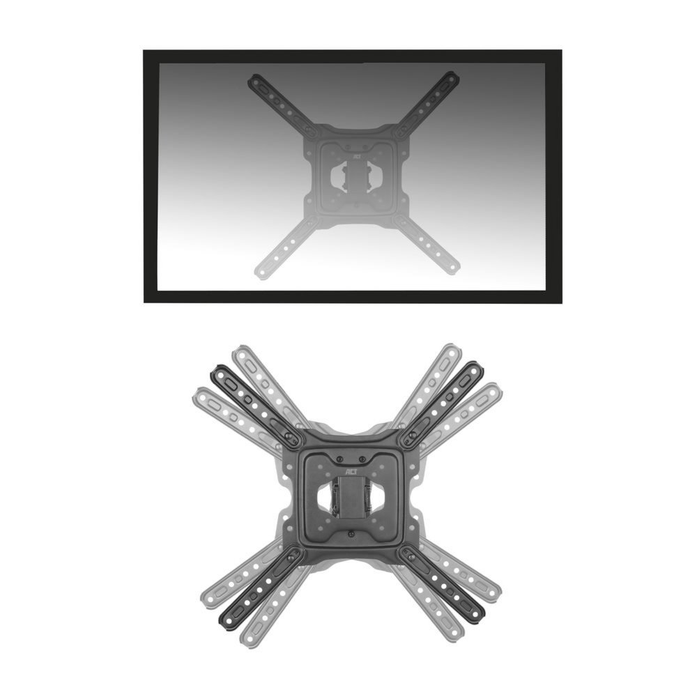 ACT AC8354 | Verstelbare TV-beugel | 23-55" | max 50kg | VESA 400x400 4 ACT AC8354 | Verstelbare TV-beugel | 23-55" | max 50kg | VESA 400x400 - Afbeelding 4