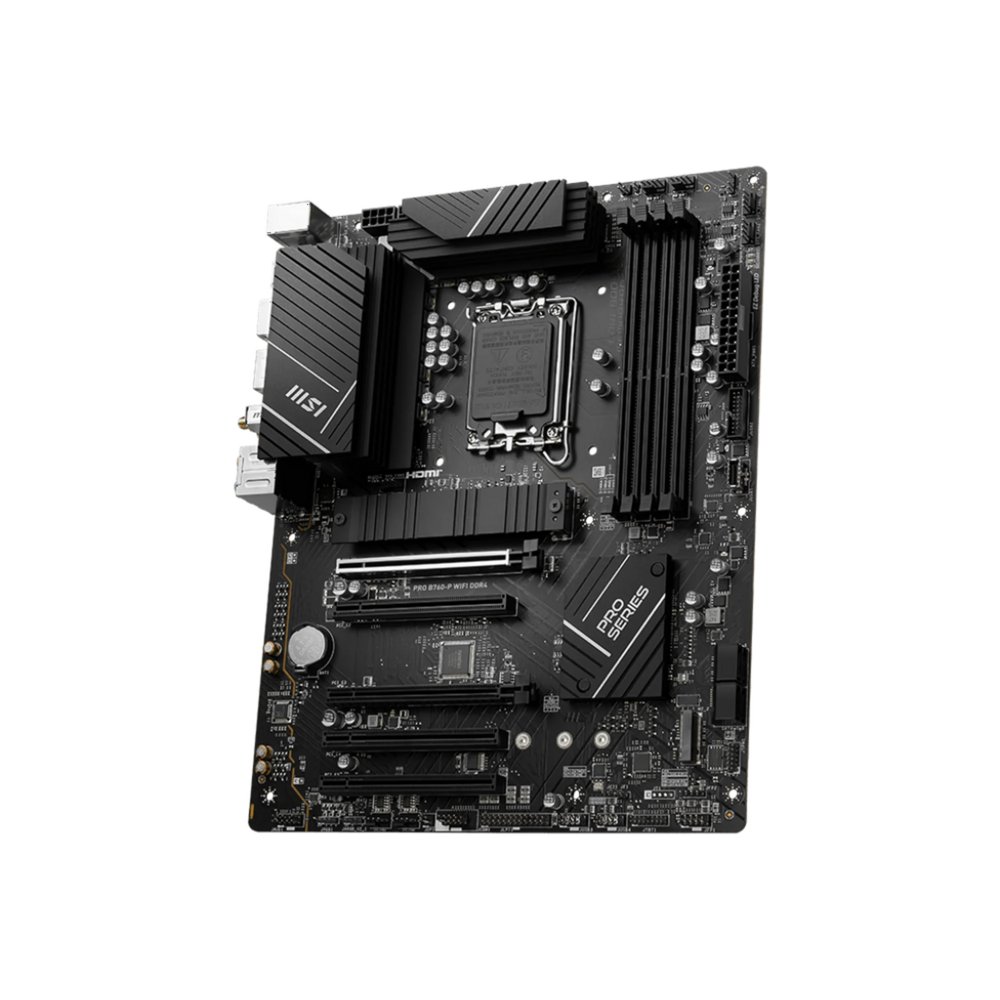MSI PRO B760-P WIFI DDR4 | Socket LGA 1700 | Intel B760 | 4xDDR5 | ATX | Moederbord 1 MSI PRO B760-P WIFI DDR4 | Socket LGA 1700 | Intel B760 | 4xDDR5 | ATX | Moederbord