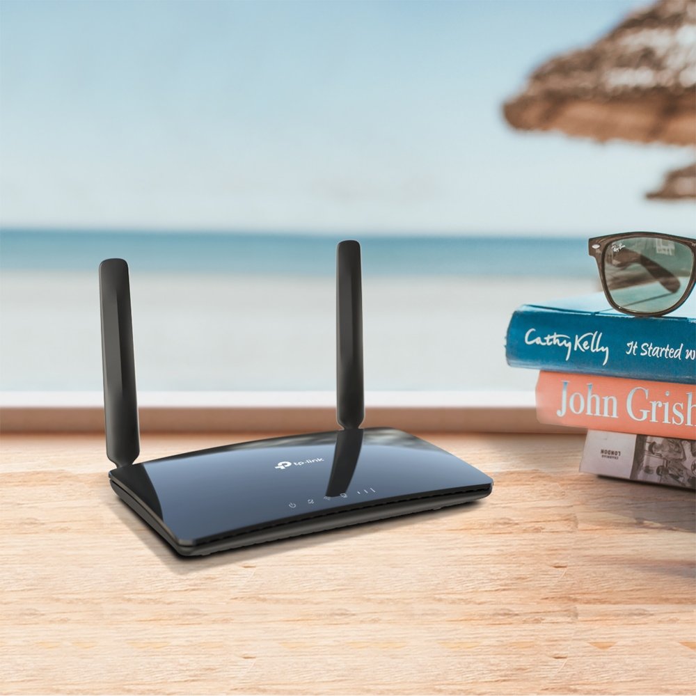TP-Link Archer MR400 | Draadloze Dual-band Router (2.4 GHz / 5 GHz) | 4G LTE Modem | AC1200 (tot 300 + 867 Mbit/s) | Zwart 6 TP-Link Archer MR400 | Draadloze Dual-band Router (2.4 GHz / 5 GHz) | 4G LTE Modem | AC1200 (tot 300 + 867 Mbit/s) | Zwart - Afbeelding 6