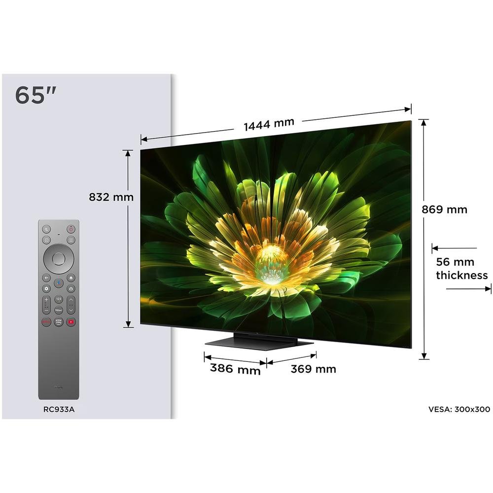 TCL 65C79K (2025) | 65'' Ultra HD 4K | QD-Mini LED Smart TV | Wifi | Google TV | Dolby Vision | 120Hz 8 TCL 65C79K (2025) | 65'' Ultra HD 4K | QD-Mini LED Smart TV | Wifi | Google TV | Dolby Vision | 120Hz - Afbeelding 8