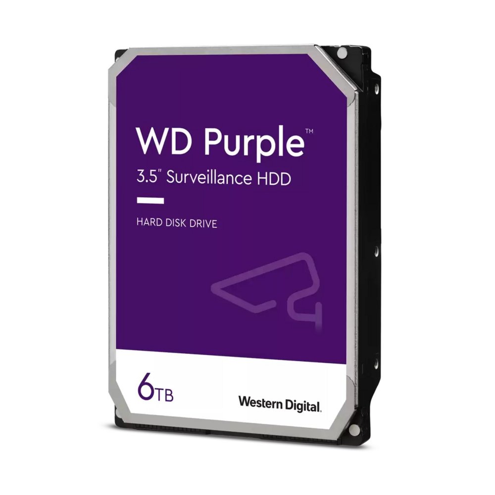 Western Digital Purple | Interne HDD 6TB | 3.5" SATA III | 5400 RPM | 256MB Cache 1 Western Digital Purple | Interne HDD 6TB | 3.5" SATA III | 5400 RPM | 256MB Cache