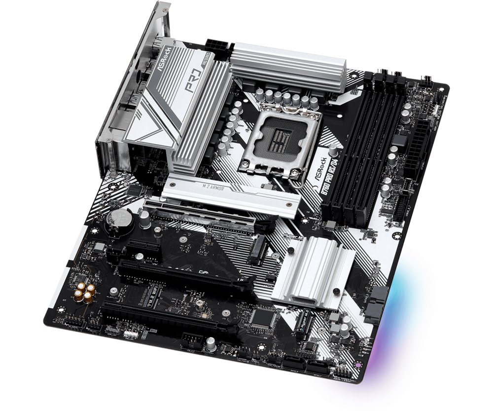 Asrock B760 Pro RS/D4 | Socket LGA 1700 | Intel B760 | 4xDDR4 | ATX | Moederbord 4 Asrock B760 Pro RS/D4 | Socket LGA 1700 | Intel B760 | 4xDDR4 | ATX | Moederbord - Afbeelding 4