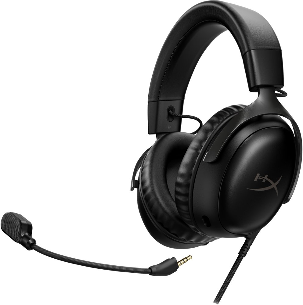 HyperX Cloud III | Bedrade Over-ear Gaming Headset | 3.5mm + USB-A + USB-C | Zwart 3 HyperX Cloud III | Bedrade Over-ear Gaming Headset | 3.5mm + USB-A + USB-C | Zwart - Afbeelding 3