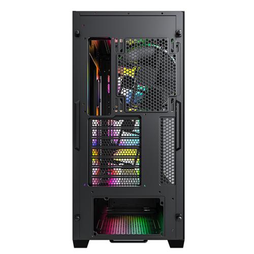 Montech AIR 903 MAX | Midi Tower Behuizing | High Airflow | 4x 140mm (3x ARGB) | Tempered Glass | Zwart 4 Montech AIR 903 MAX | Midi Tower Behuizing | High Airflow | 4x 140mm (3x ARGB) | Tempered Glass | Zwart - Afbeelding 4