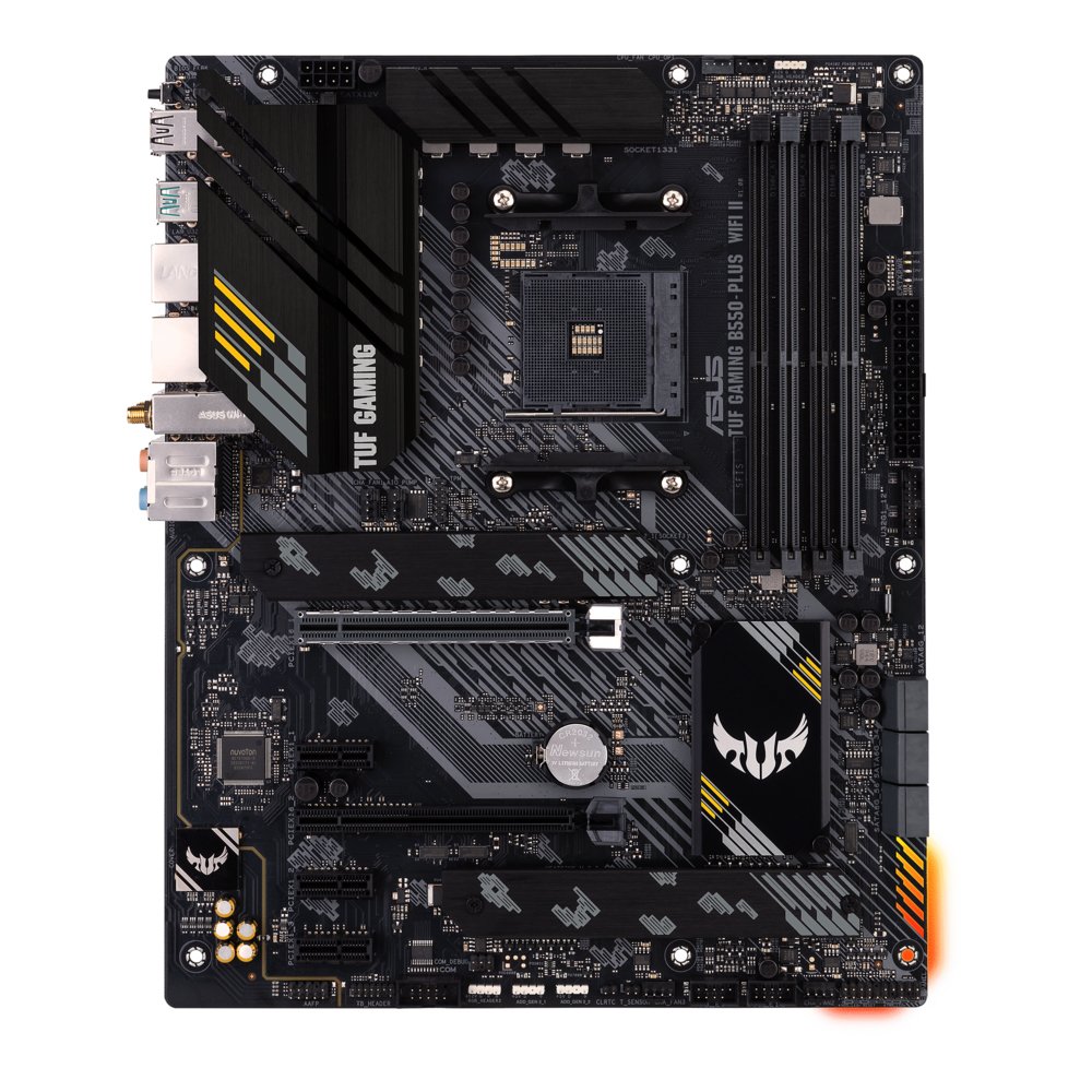 ASUS TUF GAMING B550-PLUS WIFI II | Socket AM4 | AMD B550 | 4xDDR4 | ATX | Moederbord 1 ASUS TUF GAMING B550-PLUS WIFI II | Socket AM4 | AMD B550 | 4xDDR4 | ATX | Moederbord