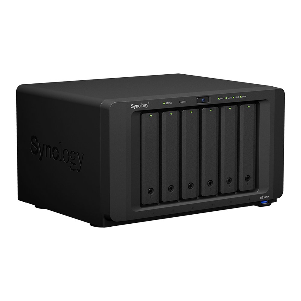 Synology DiskStation DS1621+ NAS | 6 Drive Bays | AMD Ryzen V1500B | 4x Gigabit Ethernet | Desktop | Zwart 6 Synology DiskStation DS1621+ NAS | 6 Drive Bays | AMD Ryzen V1500B | 4x Gigabit Ethernet | Desktop | Zwart - Afbeelding 6