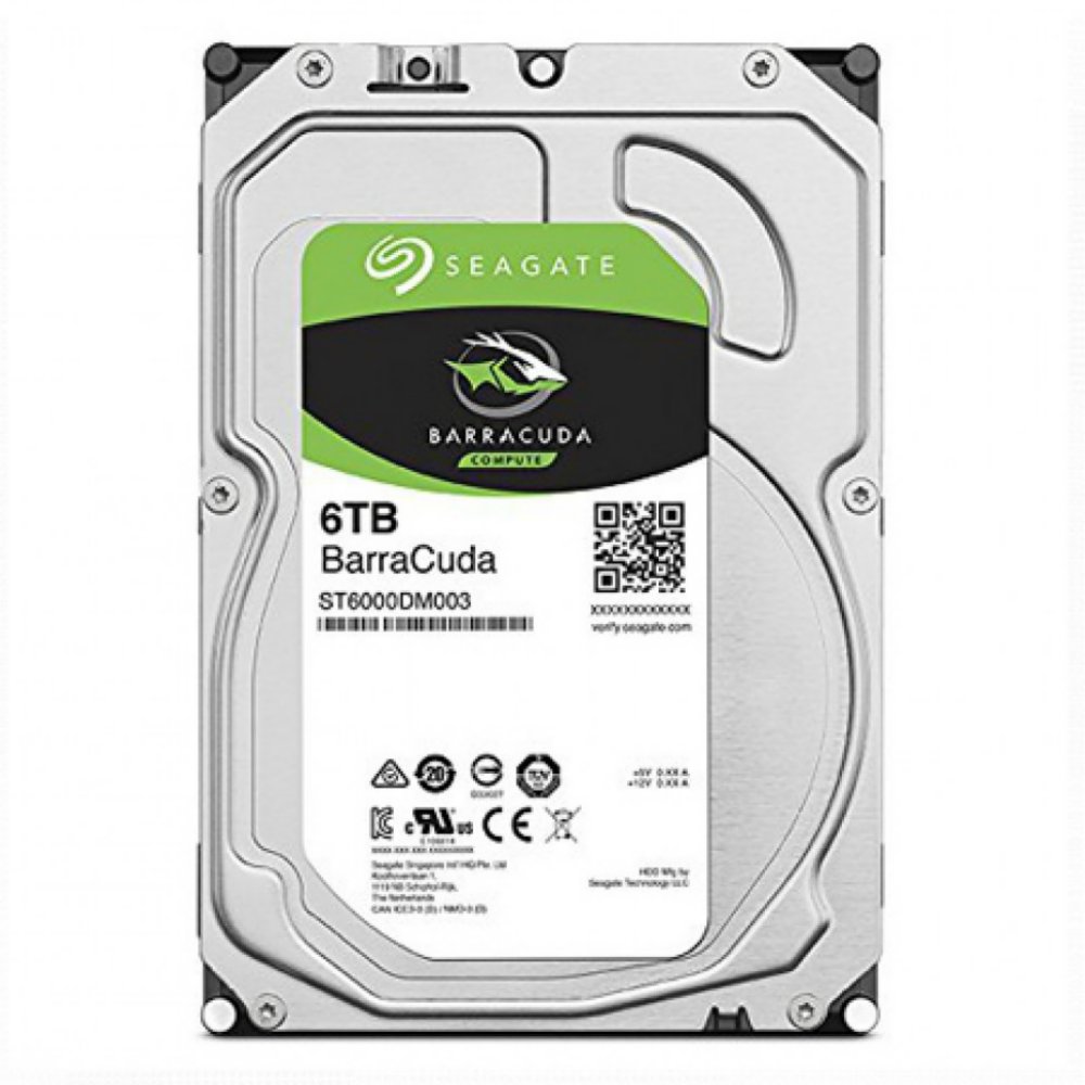Seagate Barracuda HDD 3.5" | 6TB SATA III | 5600RPM 2 Seagate Barracuda HDD 3.5" | 6TB SATA III | 5600RPM - Afbeelding 2