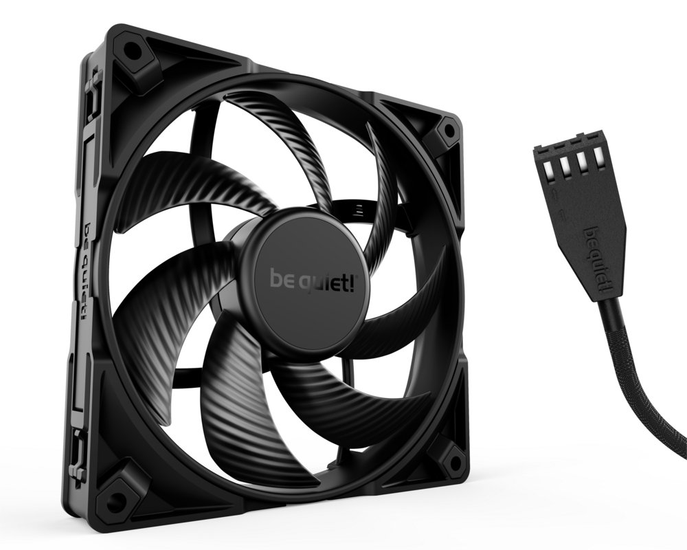 be quiet! Silent Wings Pro 4 | 140mm PWM Case Fan | Zwart 2 be quiet! Silent Wings Pro 4 | 140mm PWM Case Fan | Zwart - Afbeelding 2