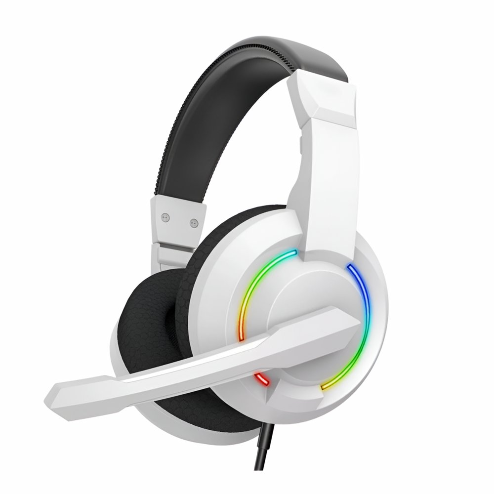 Baracuda HYDRA RGB Rainbow | Gaming Headset 3,5mm & USB | Wit 1 Baracuda HYDRA RGB Rainbow | Gaming Headset 3