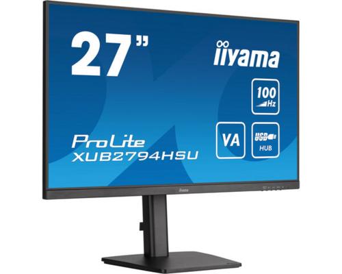iiyama ProLite XUB2794HSU-B6 27" | 1920x1080 VA | 100Hz | Monitor 2 iiyama ProLite XUB2794HSU-B6 27" | 1920x1080 VA | 100Hz | Monitor - Afbeelding 2