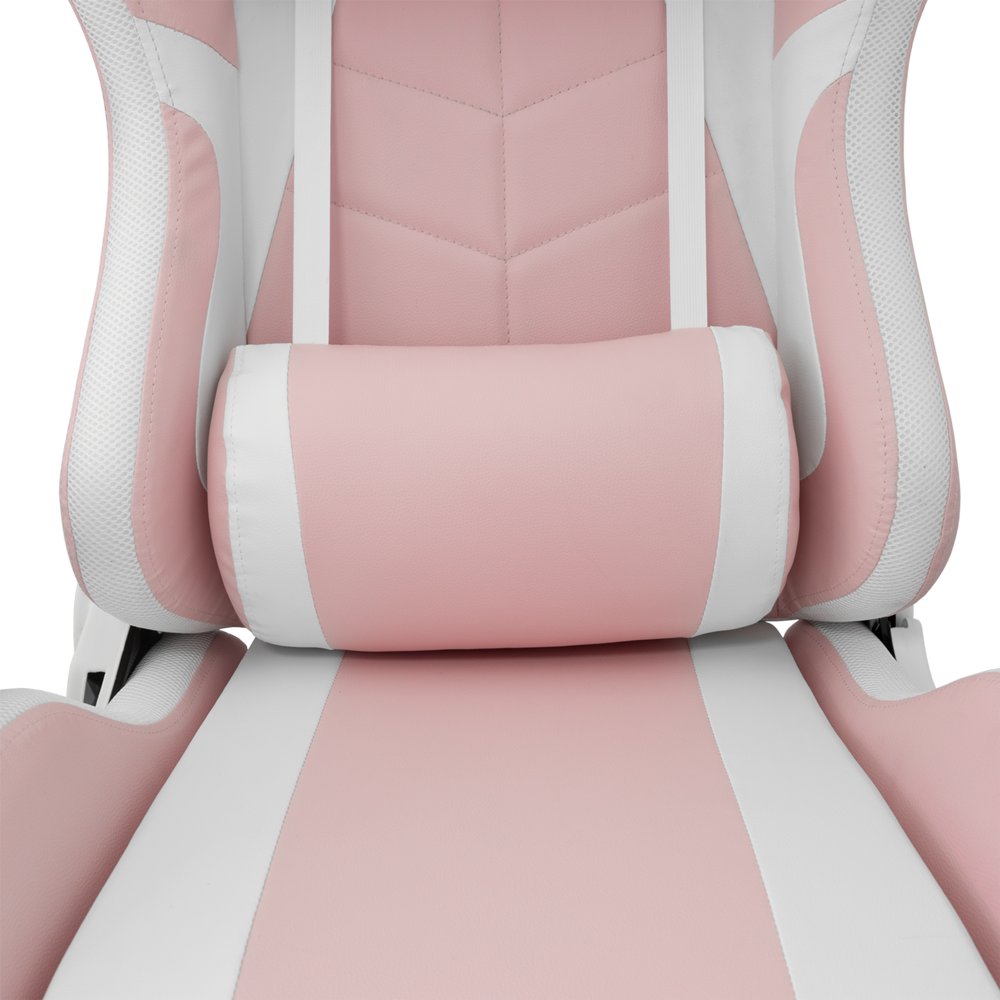 White Shark ROXY | Roze Gamestoel met Verstelbare Rugleuning | Belastbaar tot 120 kg 5 White Shark ROXY | Roze Gamestoel met Verstelbare Rugleuning | Belastbaar tot 120 kg - Afbeelding 5