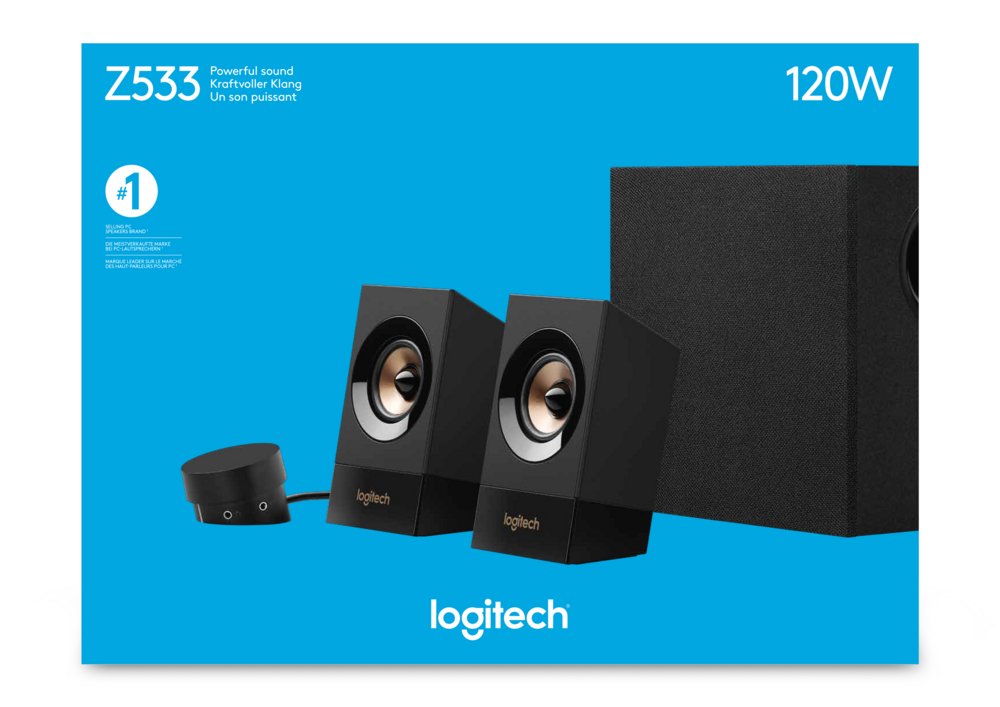 Logitech Z533 | 2.1 Luidsprekerset | 60W RMS | Dynamische Bas | Meerdere Aansluitingen 15 Logitech Z533 | 2.1 Luidsprekerset | 60W RMS | Dynamische Bas | Meerdere Aansluitingen - Afbeelding 15