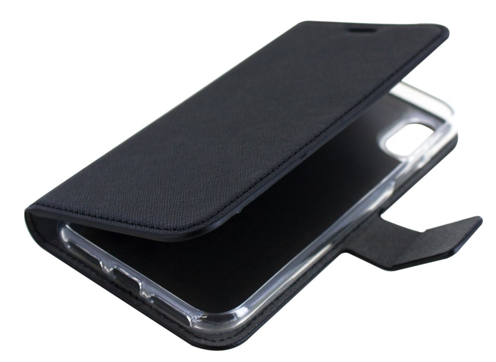 Mobiparts Saffiano Wallet Case | Apple iPhone X, iPhone XS | Black 5 Mobiparts Saffiano Wallet Case | Apple iPhone X, iPhone XS | Black - Afbeelding 5