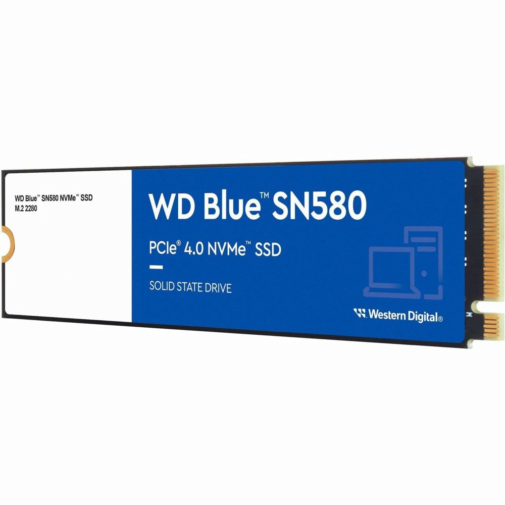 Western Digital Blue SN580 | 250GB NVMe SSD | M.2 Gen4 | 4.000MB/s Lezen | 2.000MB/s Schrijven 1 Western Digital Blue SN580 | 250GB NVMe SSD | M.2 Gen4 | 4.000MB/s Lezen | 2.000MB/s Schrijven