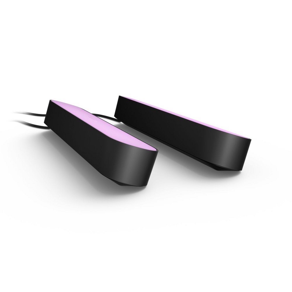 Philips Hue Play | Lichtbalk Dubbelpack | EU/UK Stekker | RGB | Bluetooth & Zigbee | Zwart 1 Philips Hue Play | Lichtbalk Dubbelpack | EU/UK Stekker | RGB | Bluetooth & Zigbee | Zwart