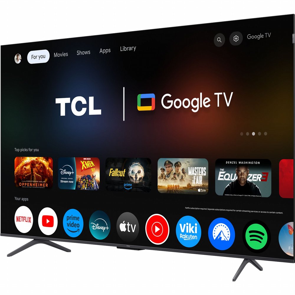 TCL 65P8K | 65" 4K Ultra HD QLED Smart TV | Google TV | Quantum Dot | Dolby Vision | 120Hz (2025) 2 TCL 65P8K | 65" 4K Ultra HD QLED Smart TV | Google TV | Quantum Dot | Dolby Vision | 120Hz (2025) - Afbeelding 2