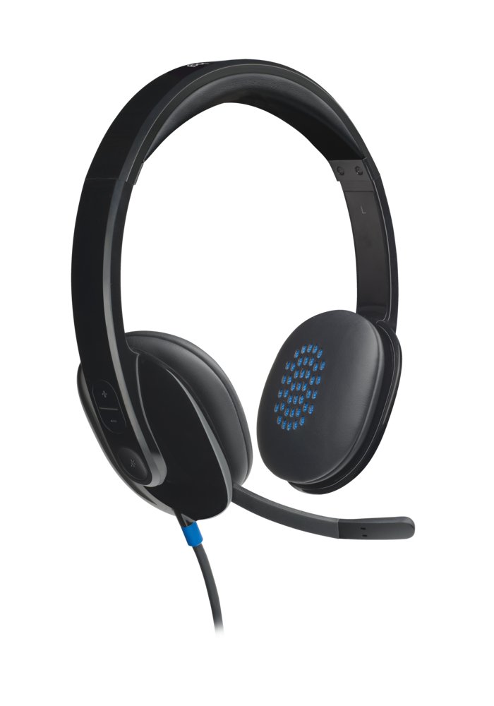 Logitech H540 | Bedrade On-ear USB-A Headset | Zwart 6 Logitech H540 | Bedrade On-ear USB-A Headset | Zwart - Afbeelding 6