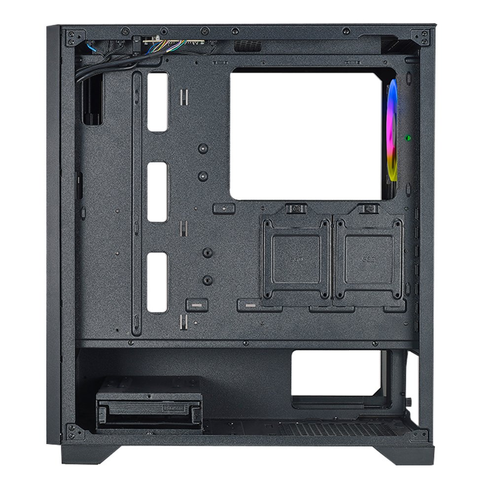 Azza Hive 450 RGB | Midi Tower Case | Zwart 5 Azza Hive 450 RGB | Midi Tower Case | Zwart - Afbeelding 5