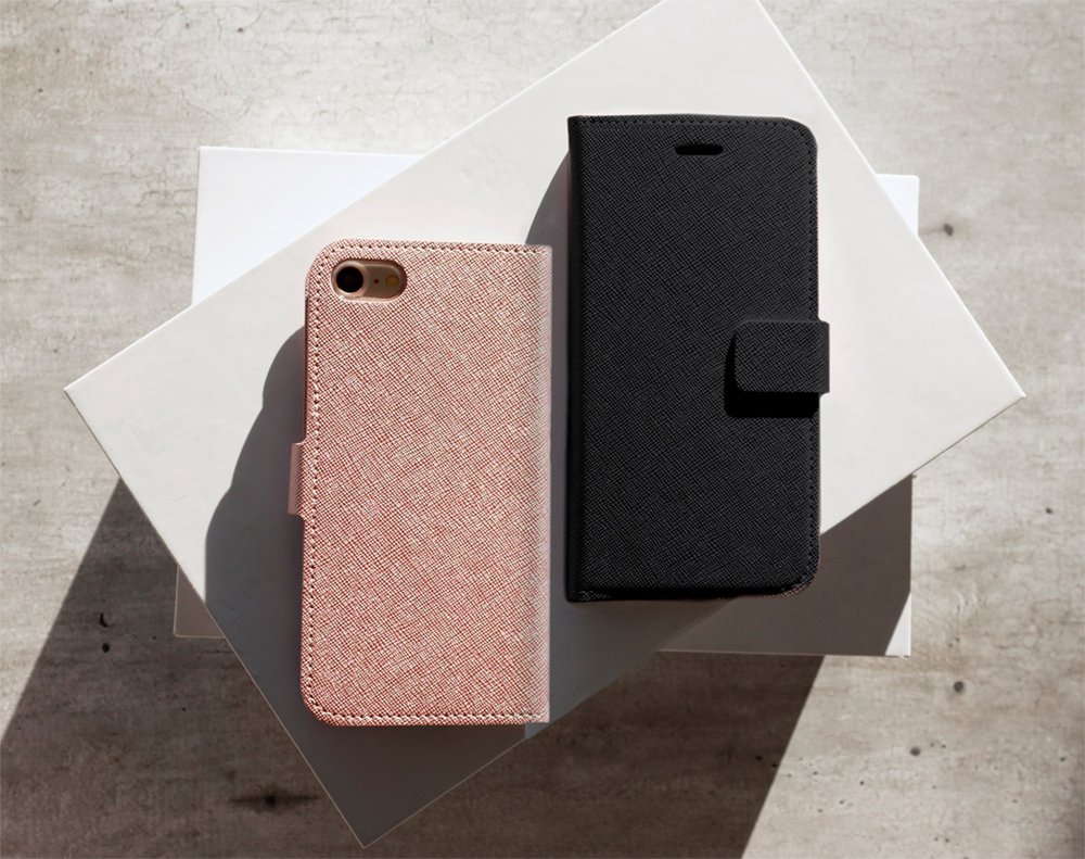 Mobiparts Saffiano Wallet Case | Apple iPhone X, iPhone XS | Black 7 Mobiparts Saffiano Wallet Case | Apple iPhone X, iPhone XS | Black - Afbeelding 7