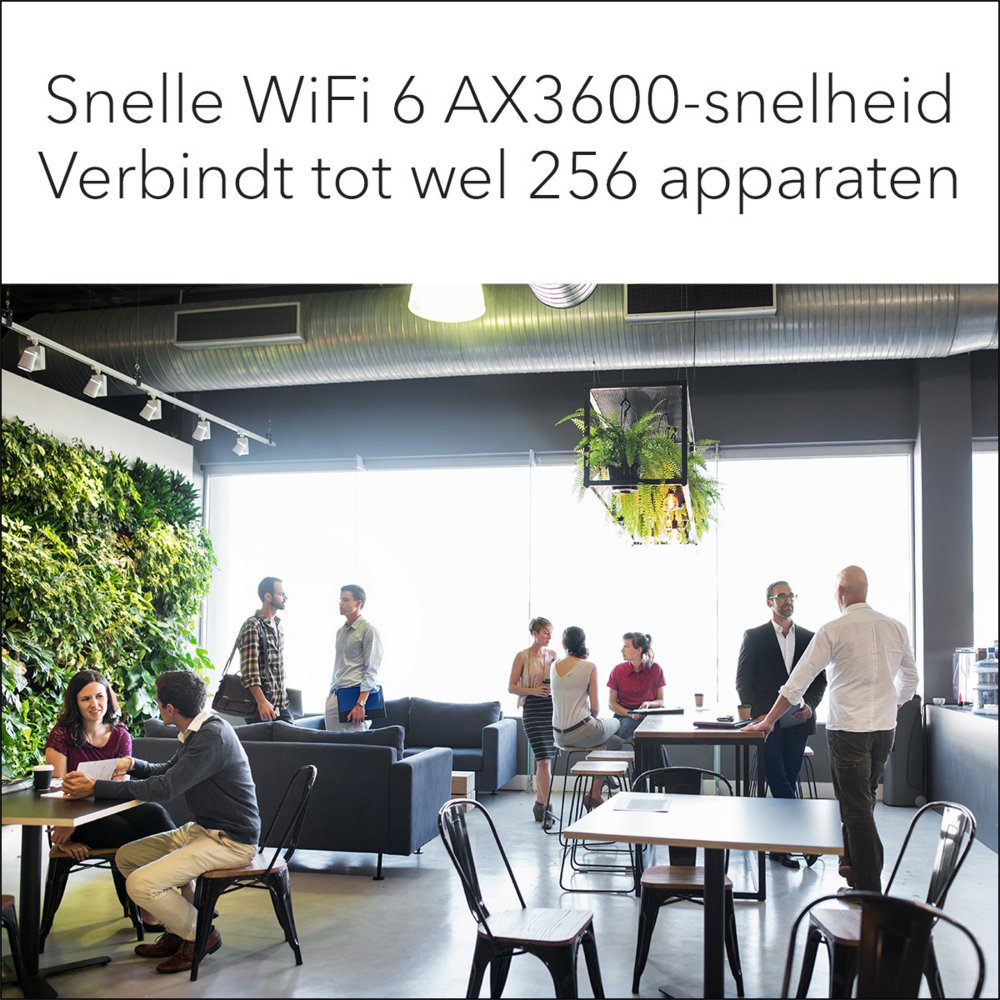 Netgear Insight WAX210 | WiFi 6 Access Point (AX1800) | 1800 Mbit/s | PoE (802.3at) | Inclusief Montagebeugel 9 Netgear Insight WAX210 | WiFi 6 Access Point (AX1800) | 1800 Mbit/s | PoE (802.3at) | Inclusief Montagebeugel - Afbeelding 9