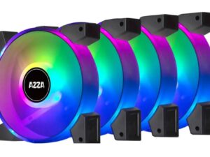 Azza Hurricane II RGB 4 Pack | 120mm Case Fans