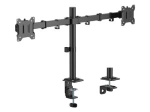 Sbox Desktop Dual Arm | Monitorarm 17 tot 32 inch | VESA 75x75 en 100x100 | 2x Max. 9 kg